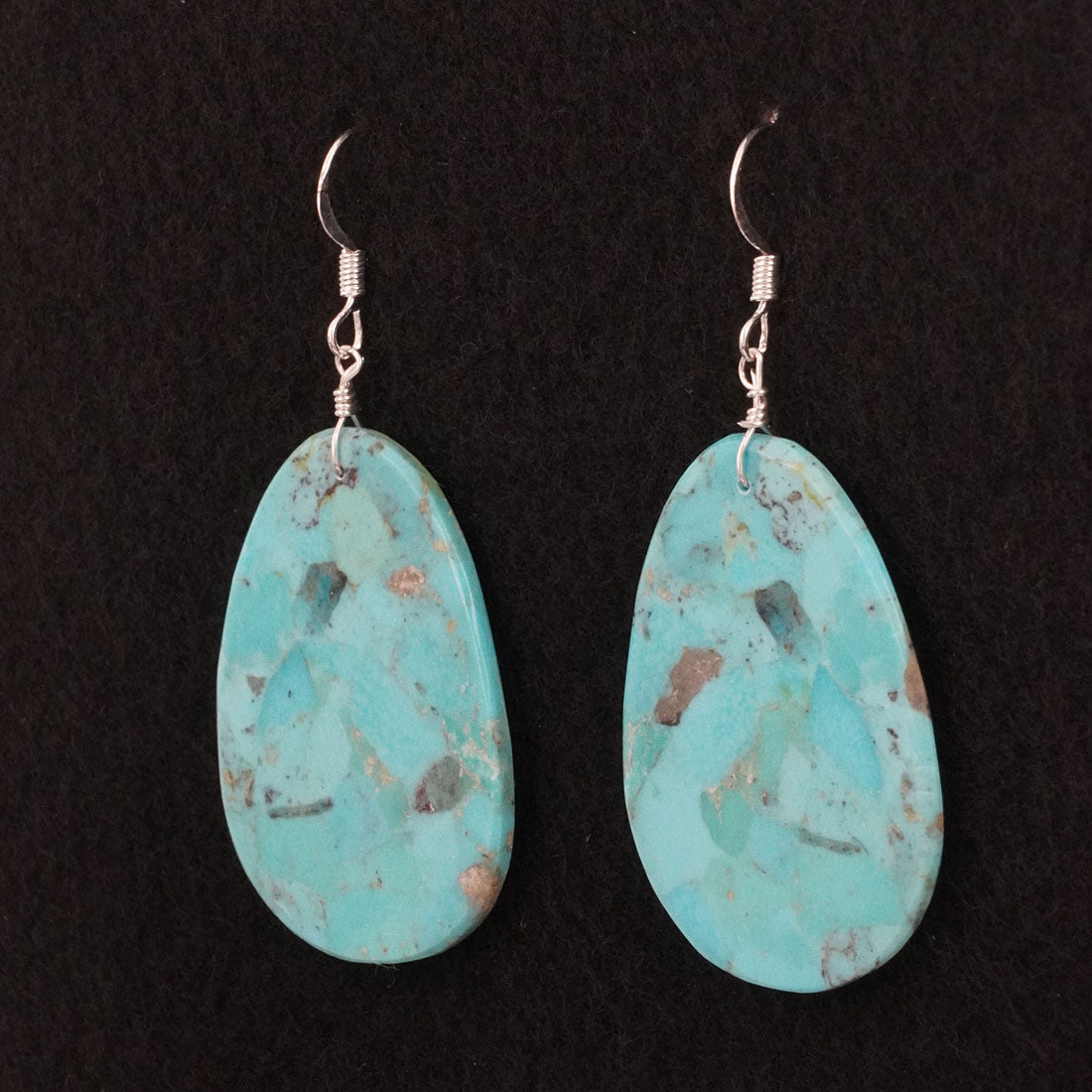 Lupe Lovato Turquoise & Sterling Silver Earrings