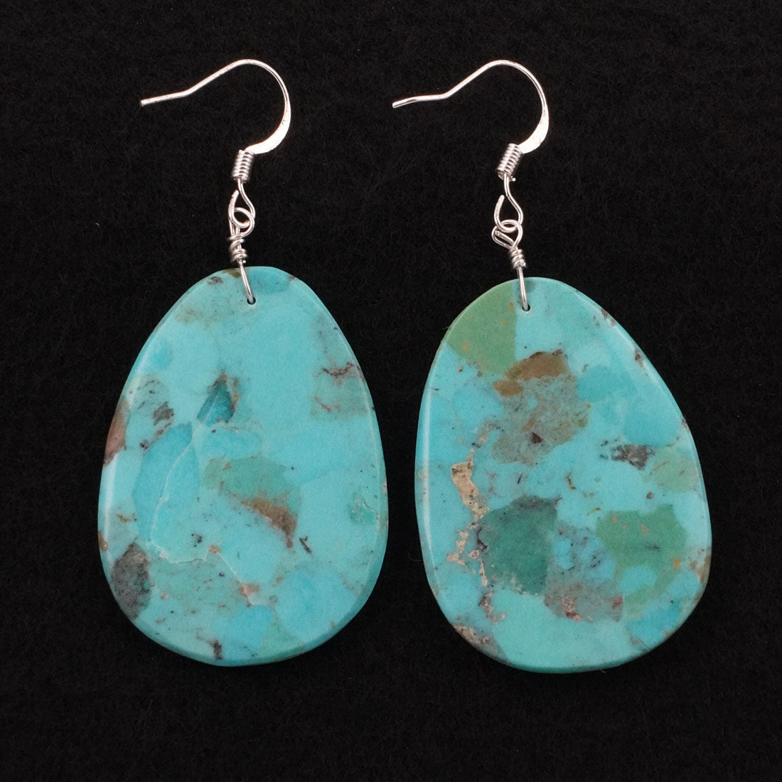 Lupe Lovato Turquoise & Sterling Silver Earrings