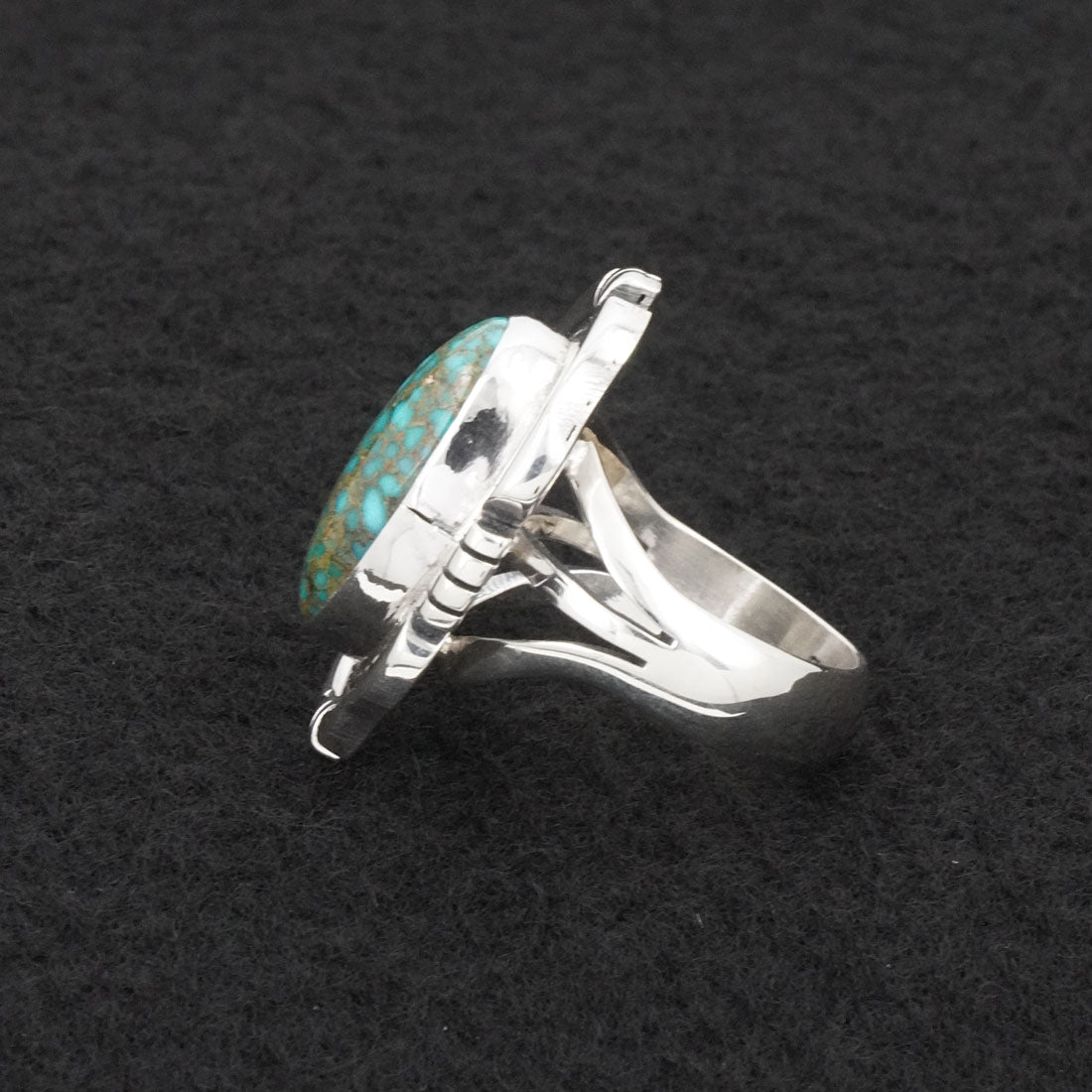 Thomas Francisco Turquoise & Sterling Silver Ring Size 7