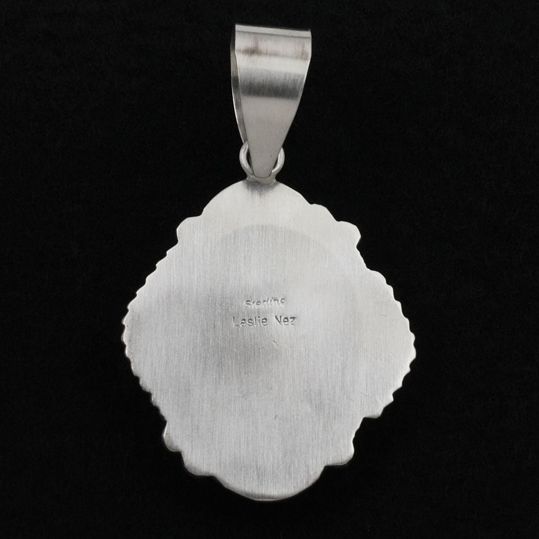 Leslie Nez Turquoise & Sterling Silver Pendant