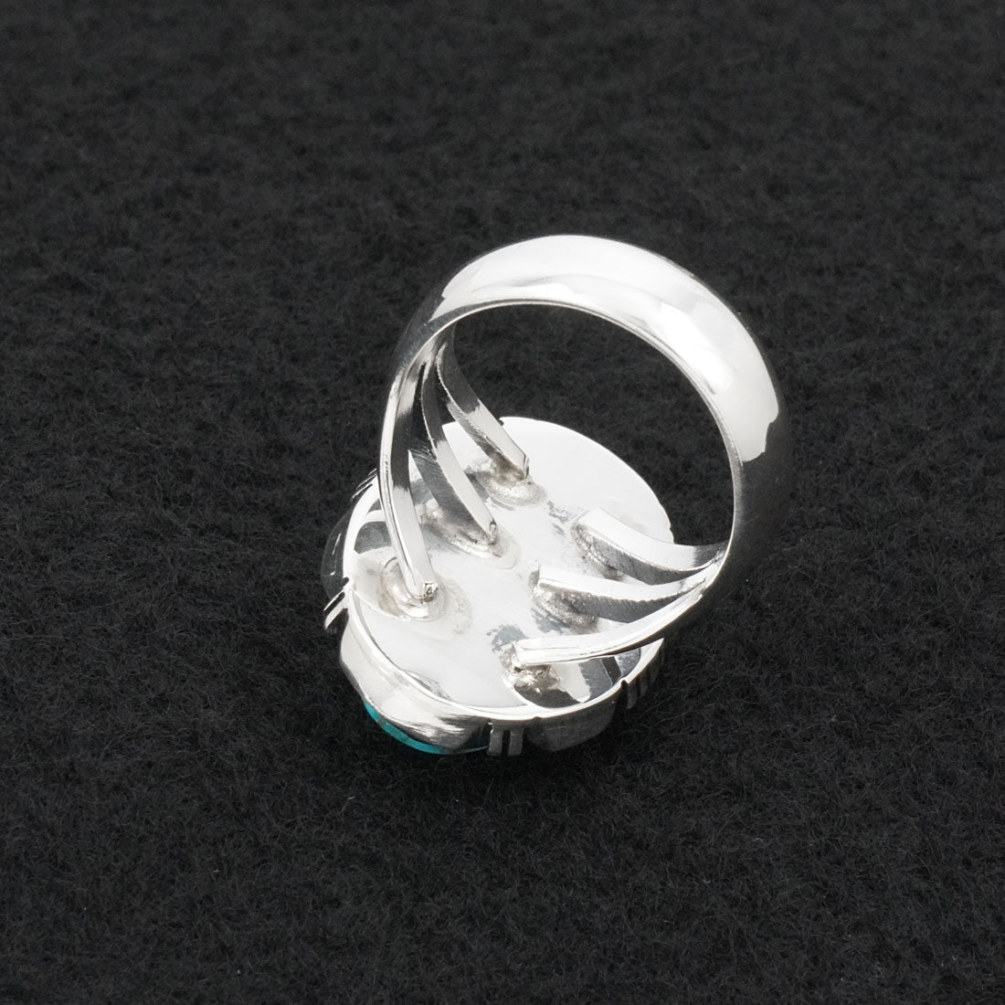 Thomas Francisco Turquoise & Sterling Silver Ring Size 8.5
