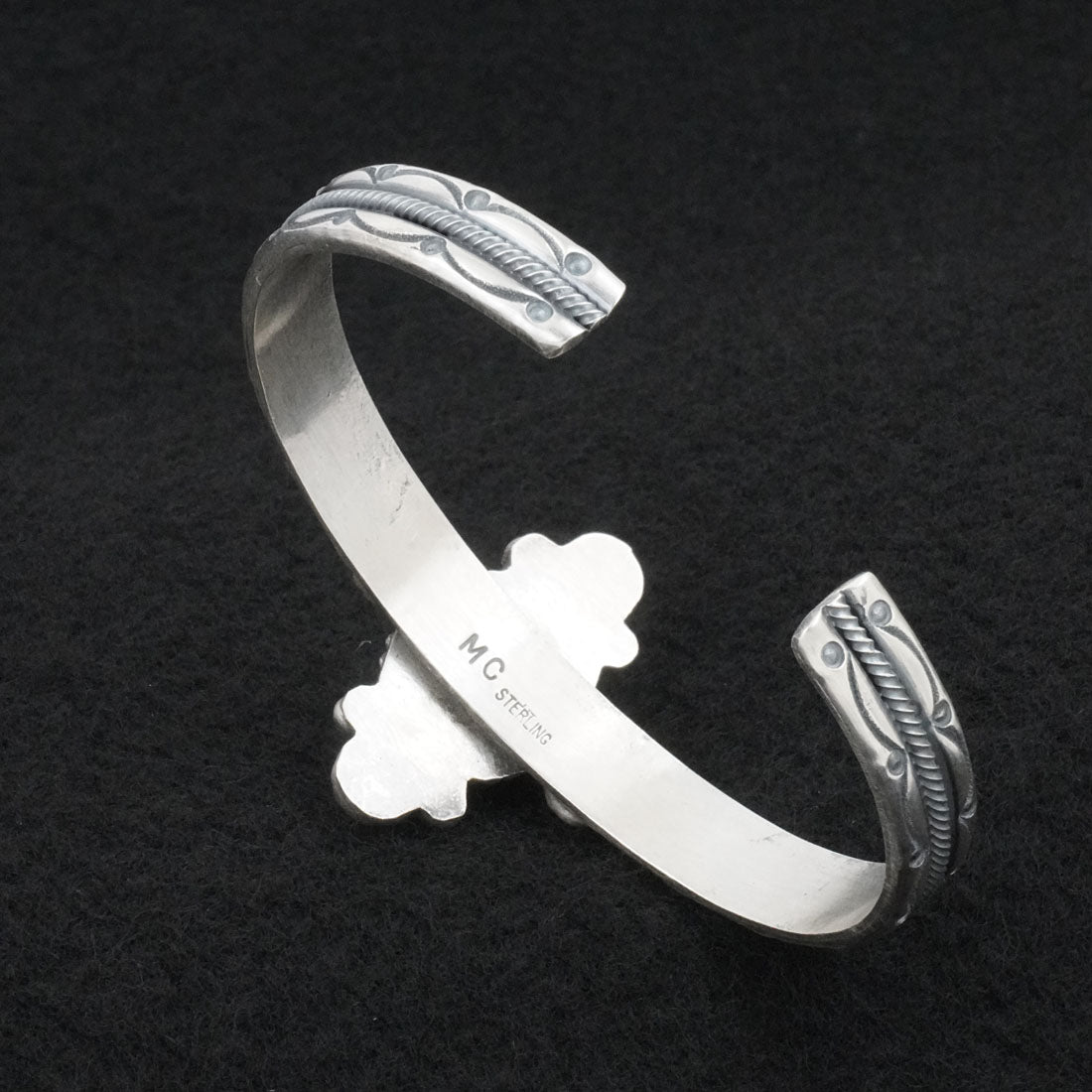 Michael Calladitto Turquoise & Sterling Silver Bracelet