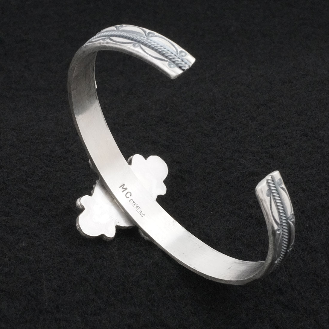 Michael Calladitto Turquoise & Sterling Silver Bracelet