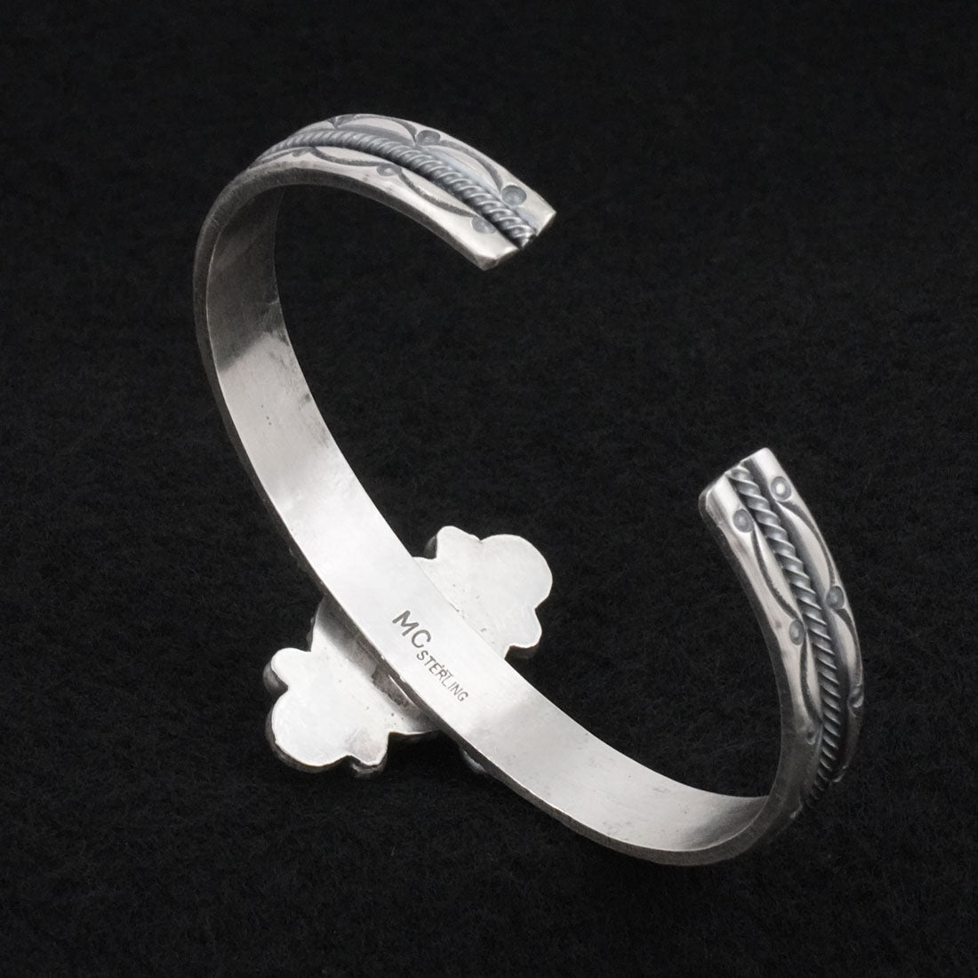 Michael Calladitto Turquoise & Sterling Silver Bracelet