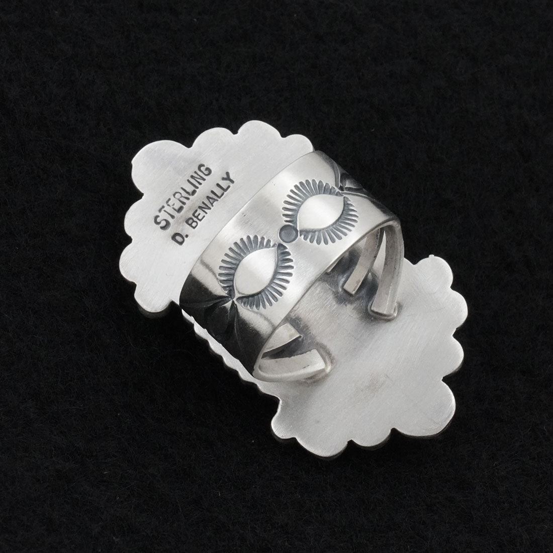 Daniel Benally Turquoise & Sterling Silver Ring Size 7