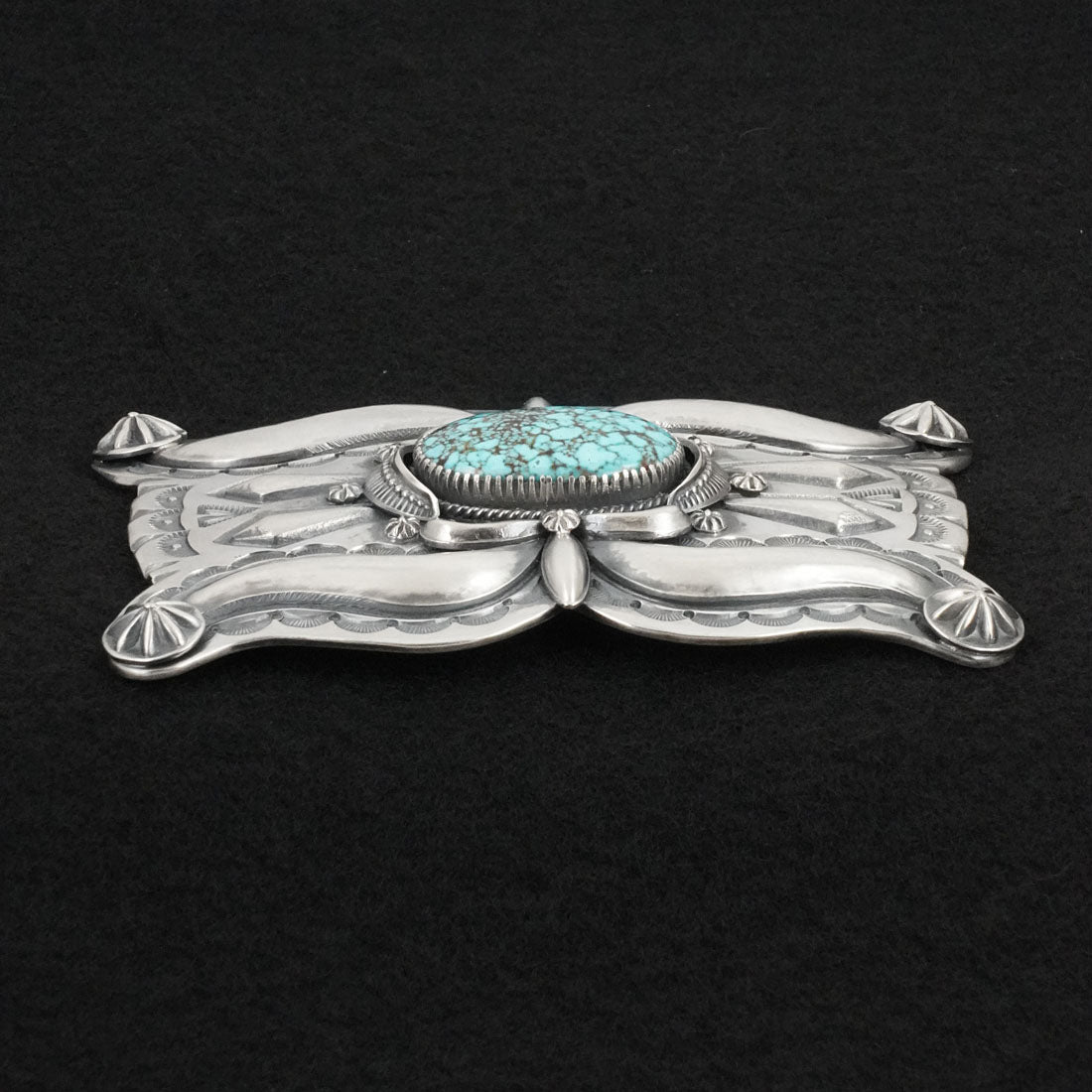 Delbert Gordon Turquoise & Sterling Silver Belt Buckle