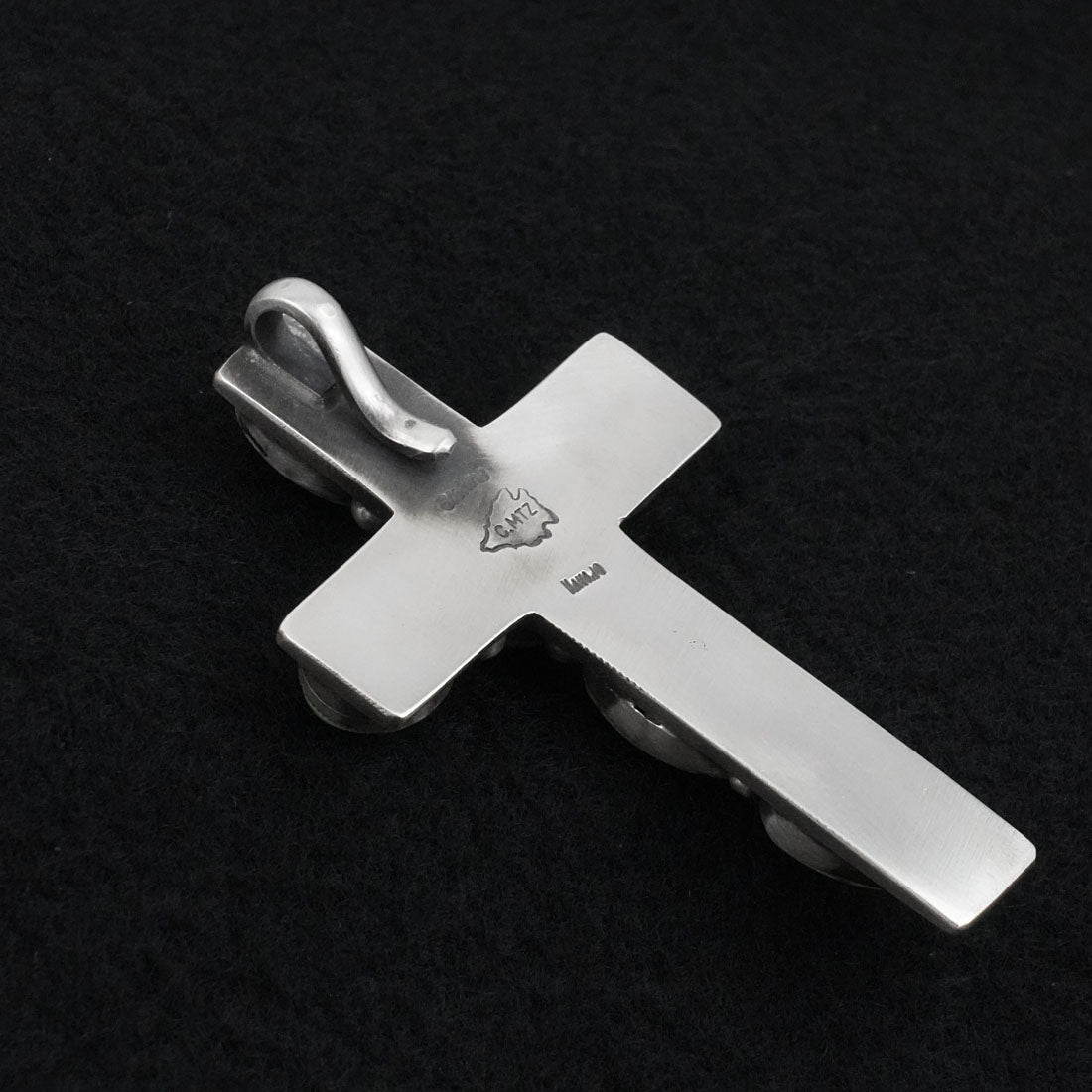 Calvin Martinez Turquoise & Sterling Silver Pendant