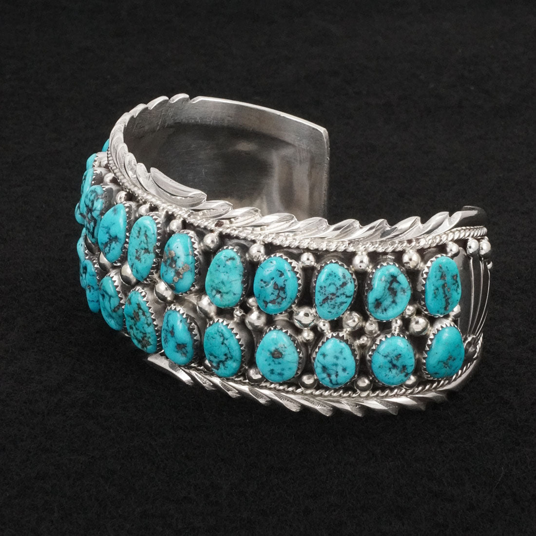 Anthony Brown Turquoise & Sterling Silver Bracelet