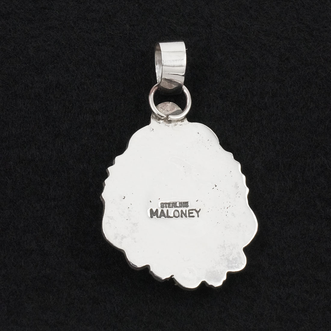 Leonard Maloney Turquoise & Sterling Silver Pendant