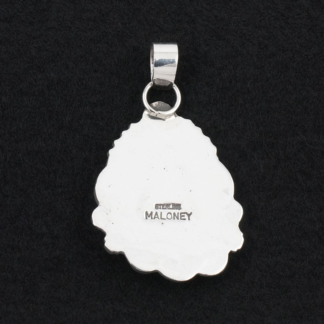 Leonard Maloney Turquoise & Sterling Silver Pendant
