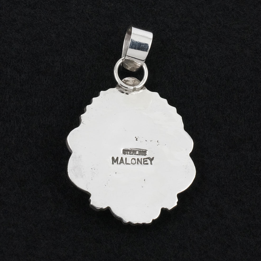 Leonard Maloney Turquoise & Sterling Silver Pendant