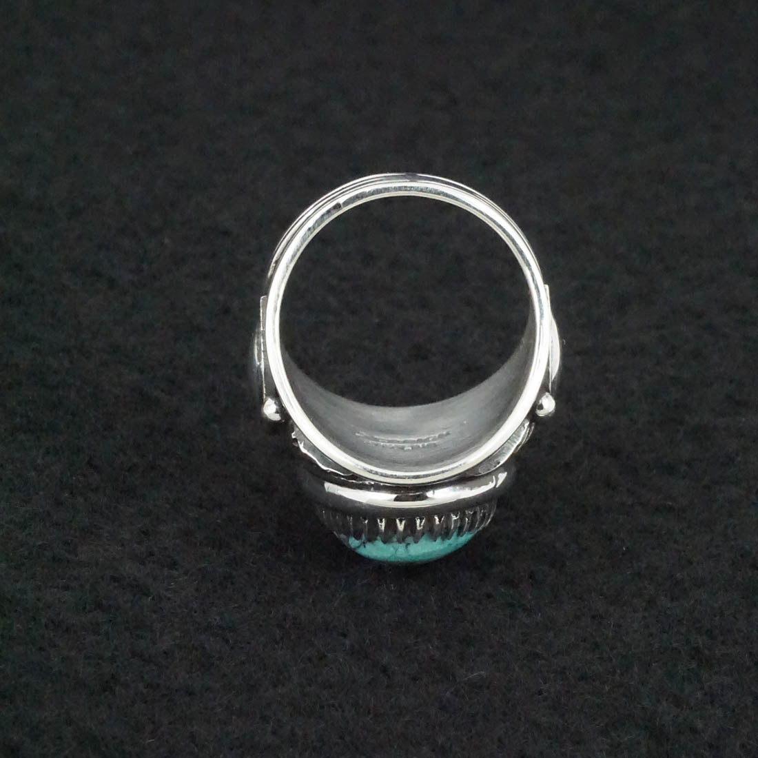 Derrick Gordon Turquoise & Sterling Silver Ring Sz. 7