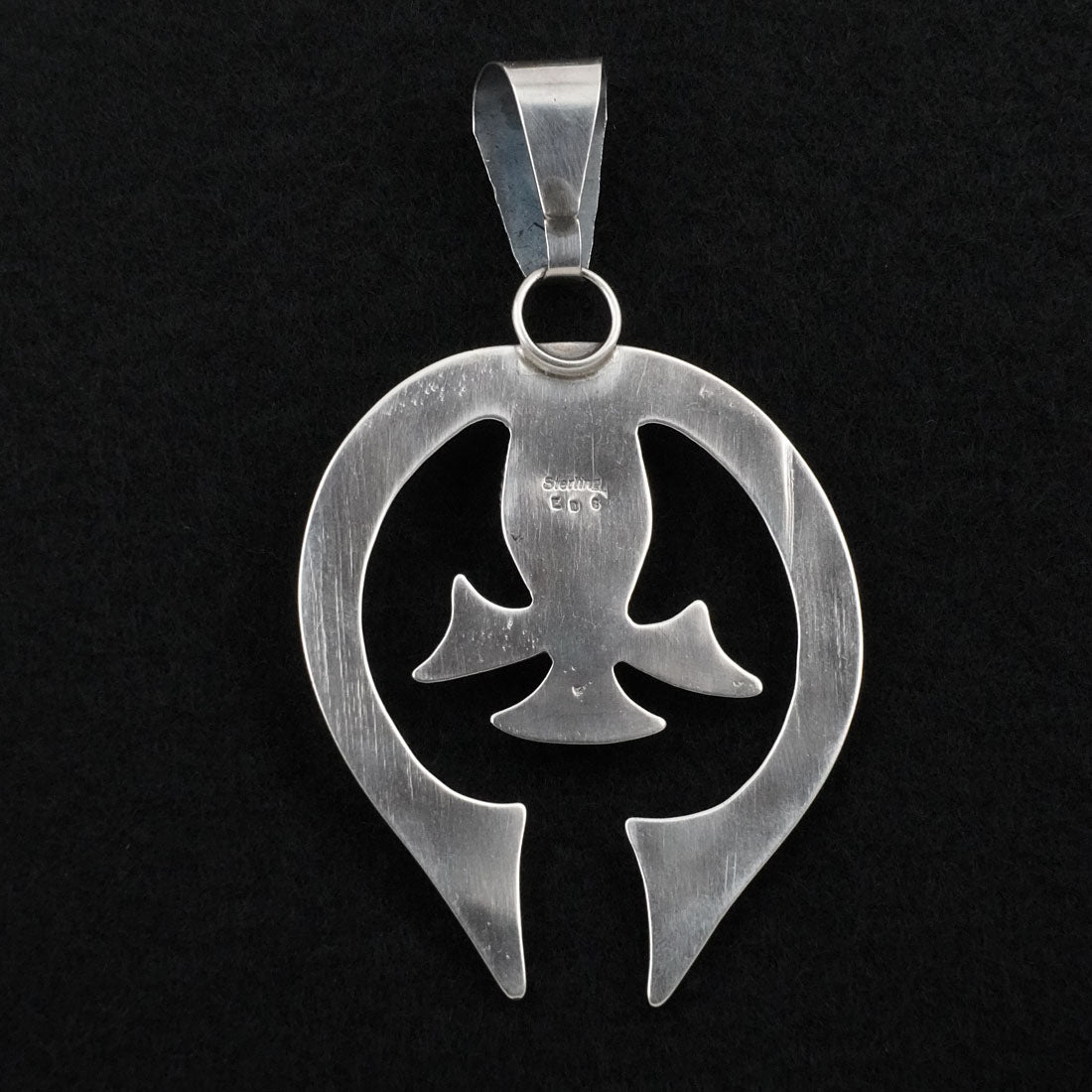 Eugene Gruber Turquoise & Sterling Silver Pendant