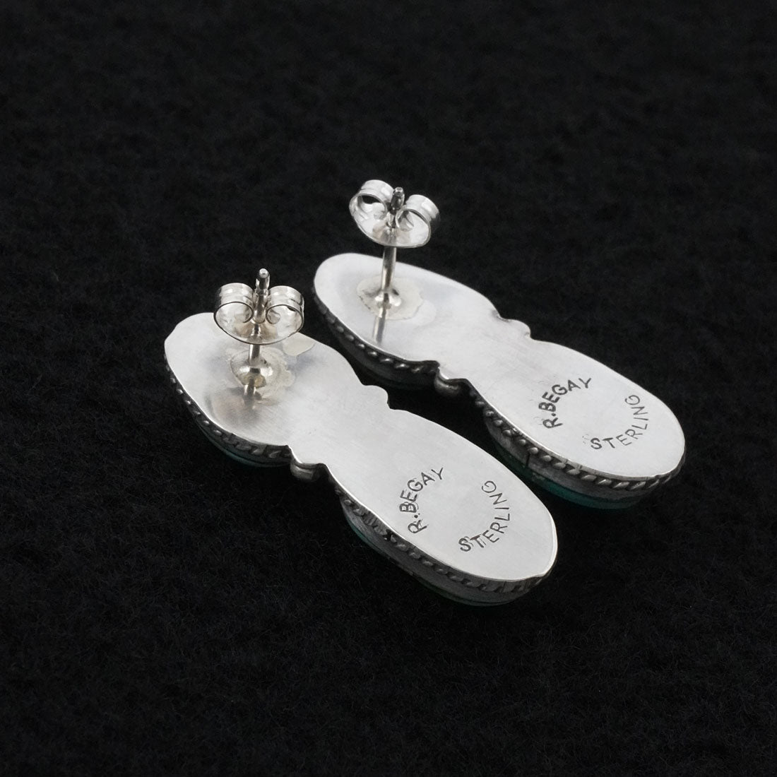 Rena Begay Turquoise & Sterling Silver Earrings