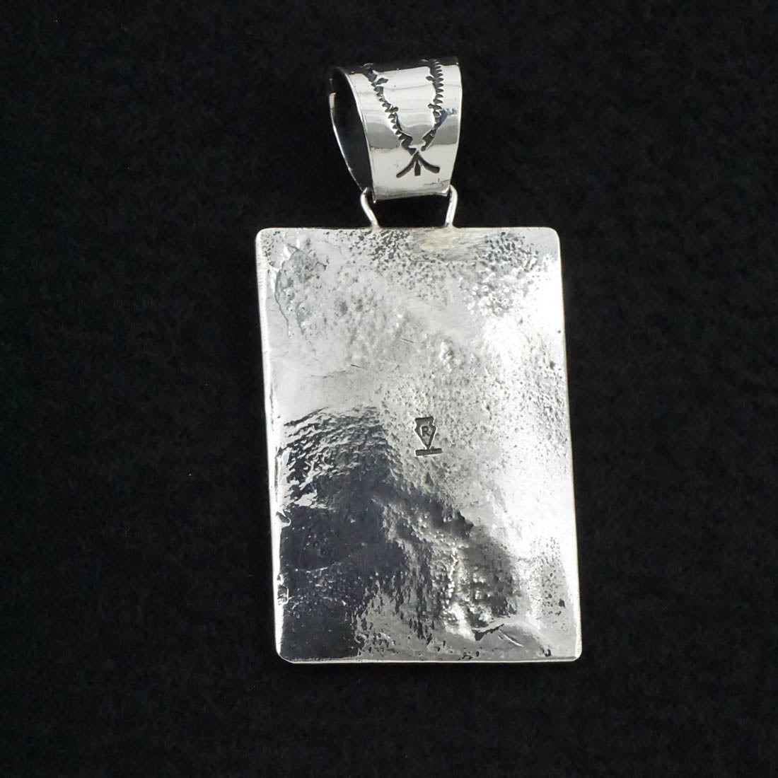 Ernest Rangel Turquoise & Sterling Silver Pendant