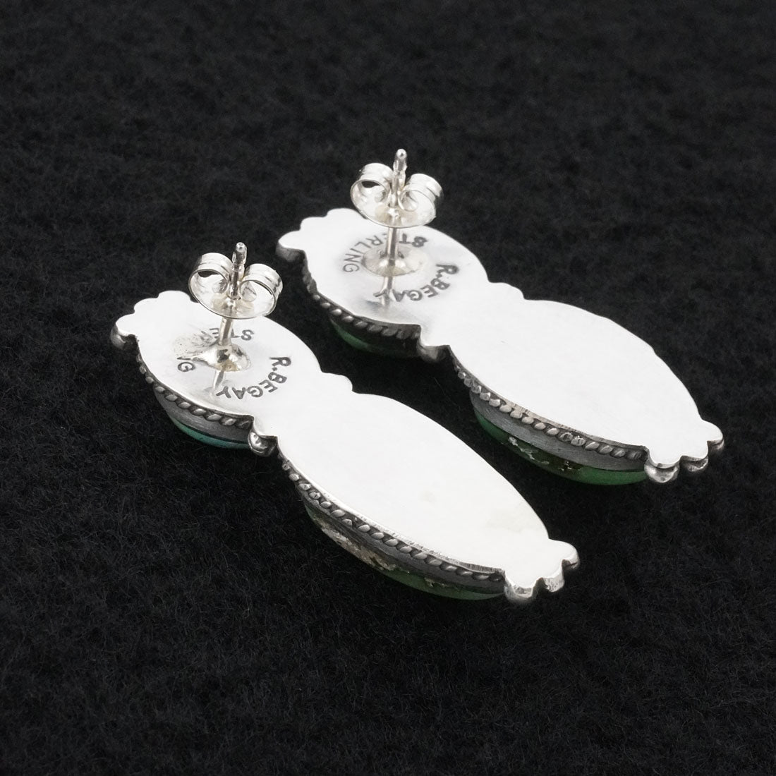 Rena Begay Turquoise & Sterling Silver Earrings