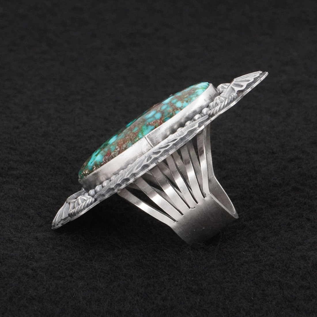 Randy Boyd Turquoise & Sterling Silver Ring Size 7.5