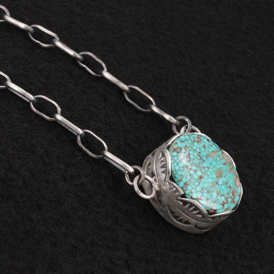 Paul Livingston Turquoise & Sterling Silver Necklace