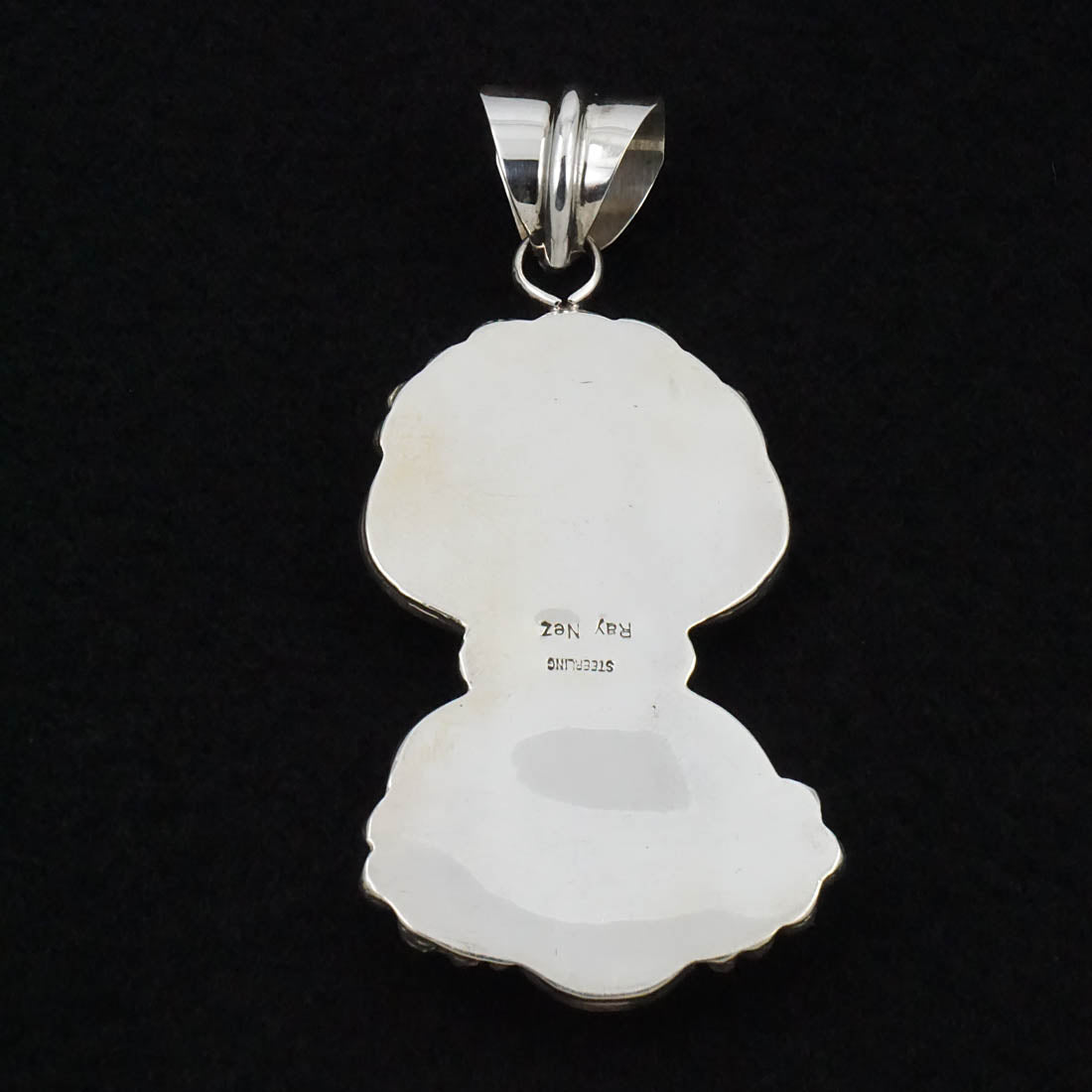 Ray Nez Turquoise & Sterling Silver Pendant