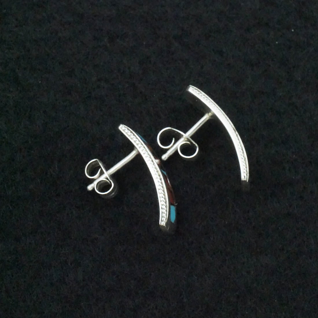 Phil Weahkee Multi-Stone & Sterling Silver Earrings