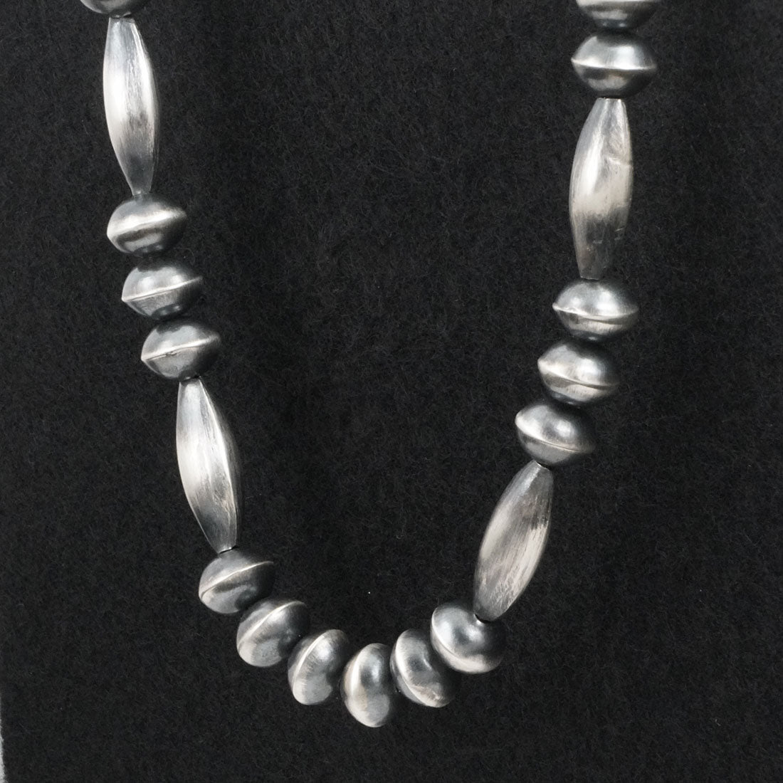 Presley Haley Sterling Silver Navajo Pearl Necklace 22"
