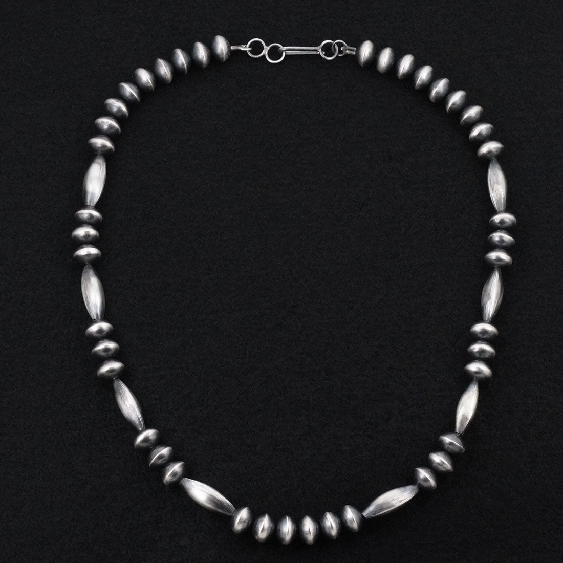 Presley Haley Sterling Silver Navajo Pearl Necklace 22"