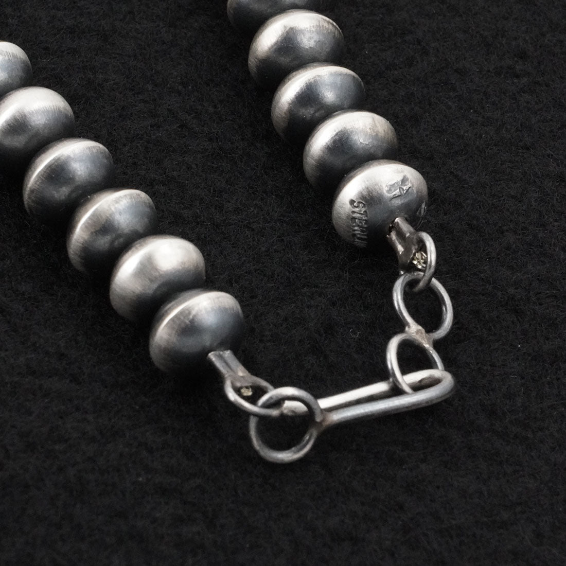 Presley Haley Sterling Silver Navajo Pearl Necklace 22"