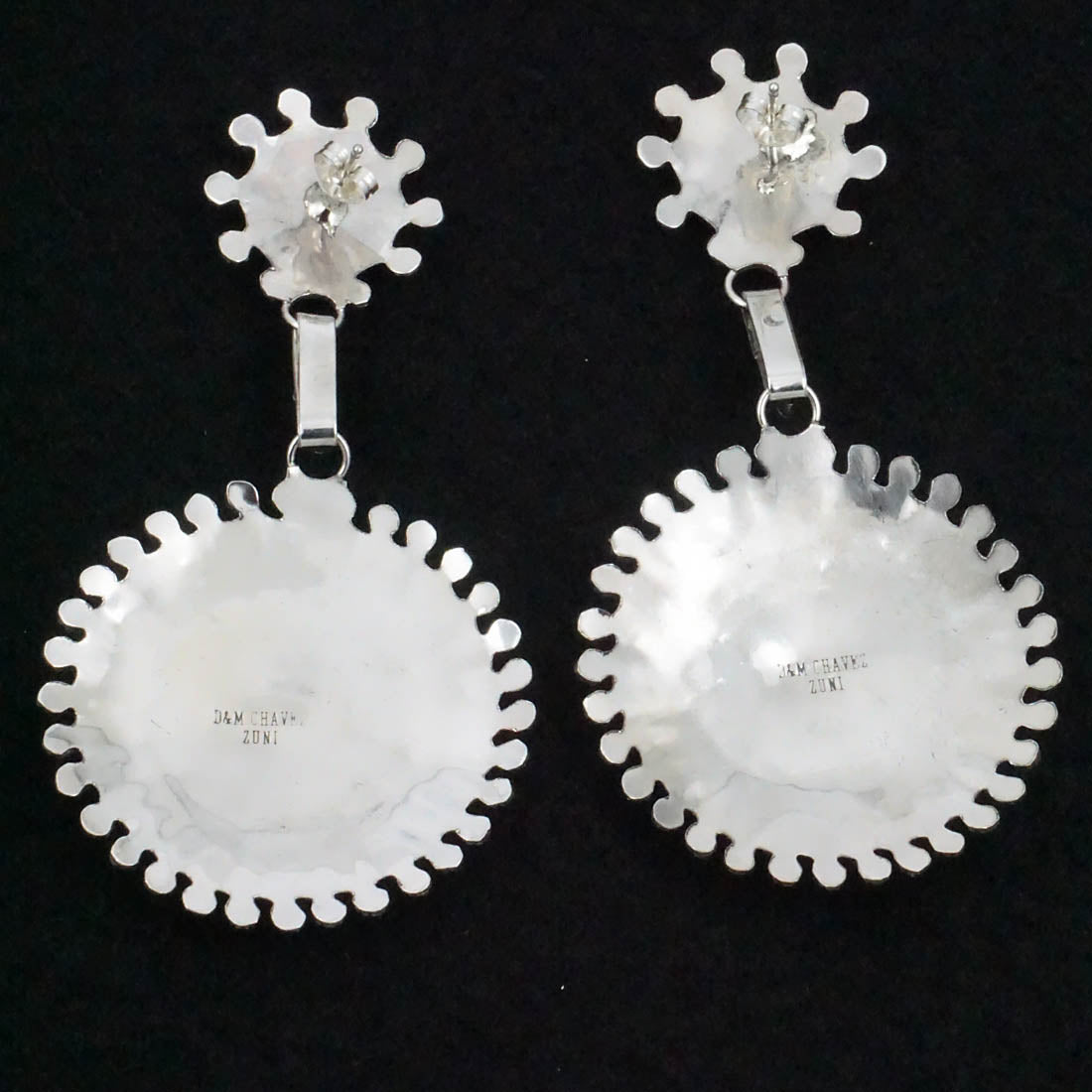 Merlinda Chavez Turquoise & Sterling Silver Squash Blossom Set