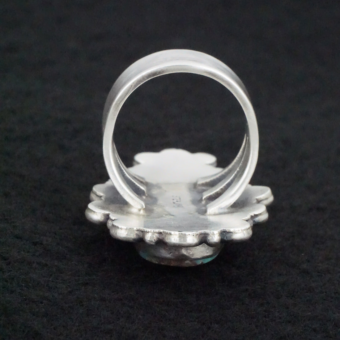 Randy Billy Turquoise & Sterling Silver Ring Size 7
