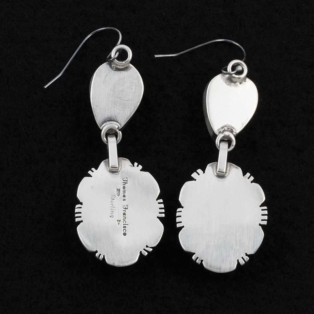 Thomas Francisco Turquoise & Sterling Silver Earrings