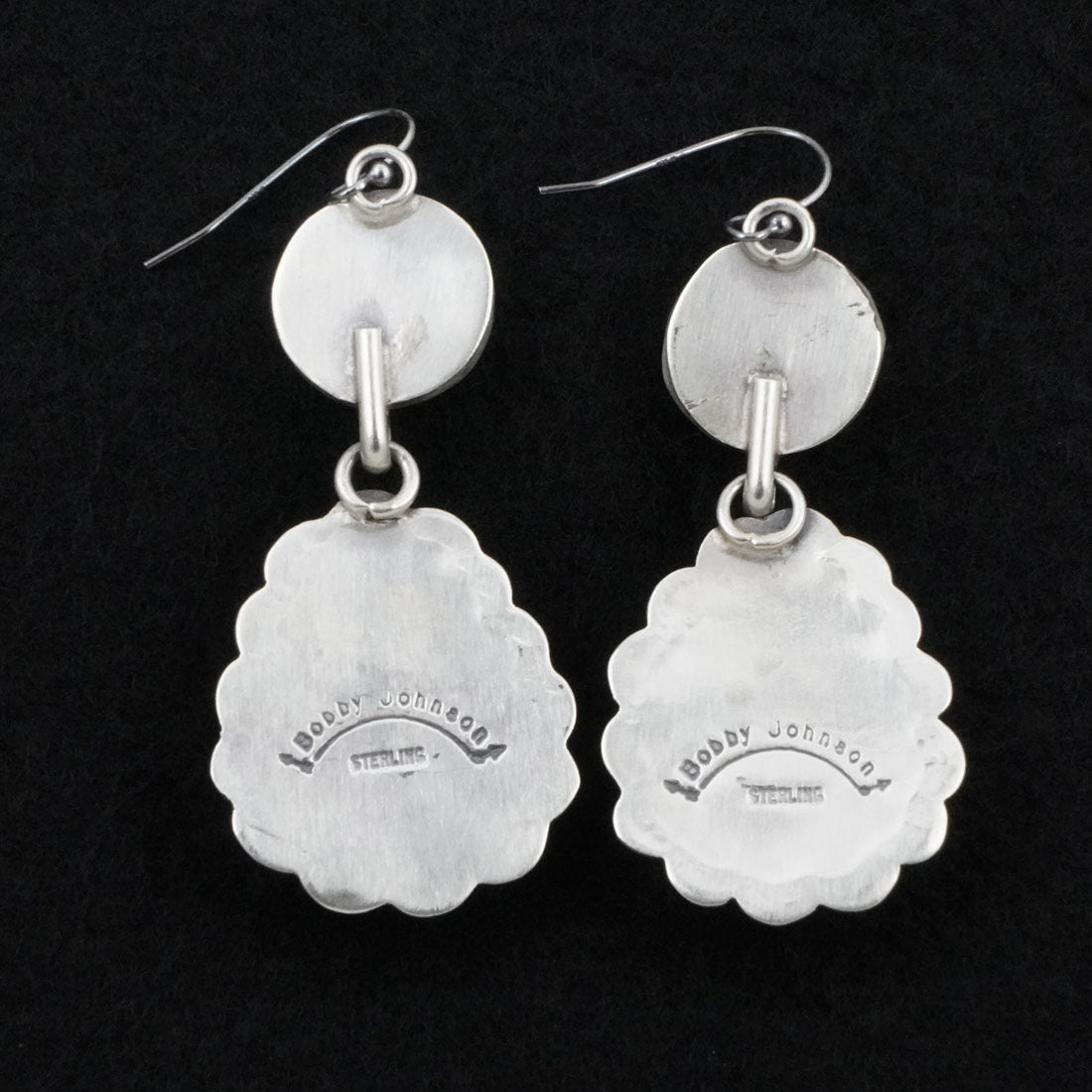 Bobby Johnson Turquoise & Sterling Silver Earrings