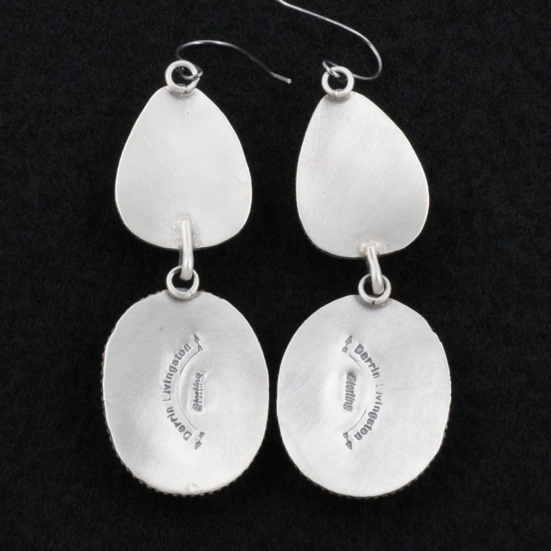 Darrin Livingston Turquoise & Sterling Silver Earrings