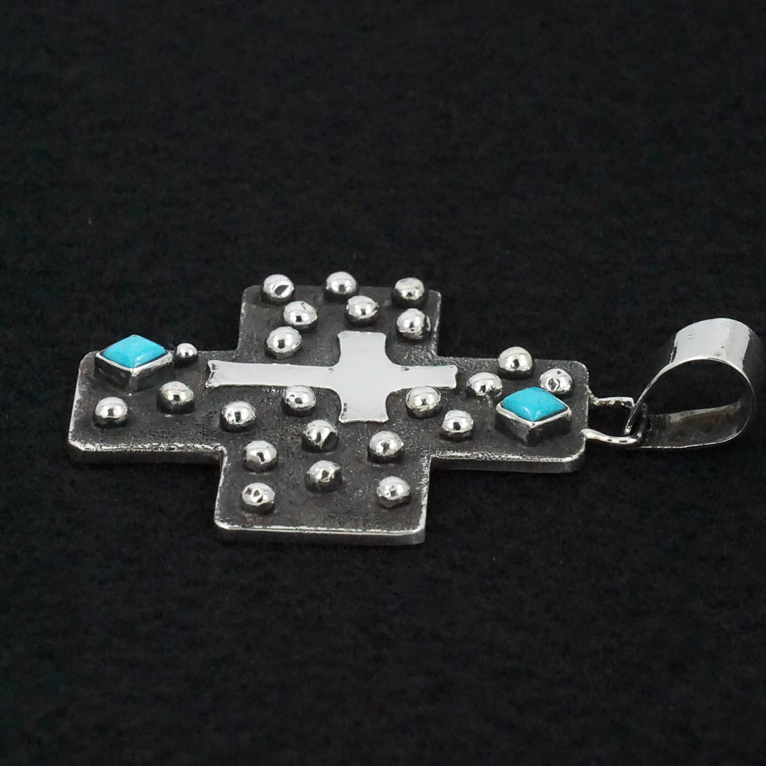 Ernest Rangel Turquoise & Sterling Silver Pendant