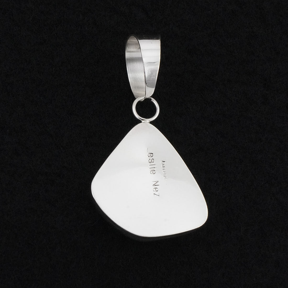 Leslie Nez Turquoise & Sterling Silver Pendant