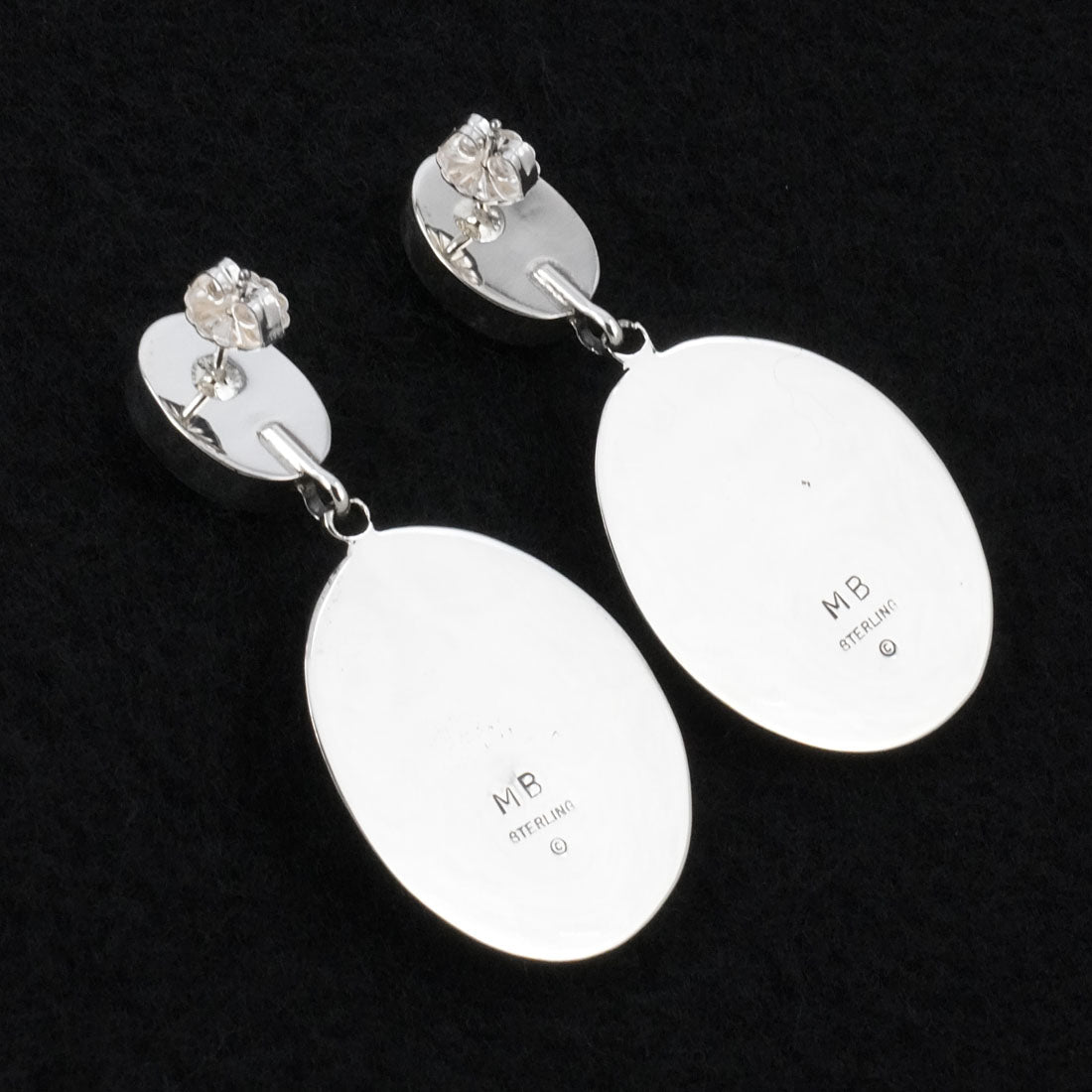 Marita Benally Turquoise & Sterling Silver Earrings