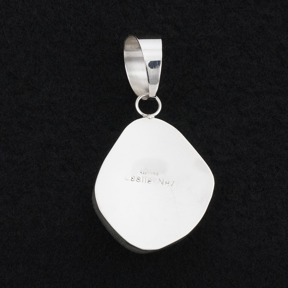 Leslie Nez Turquoise & Sterling Silver Pendant