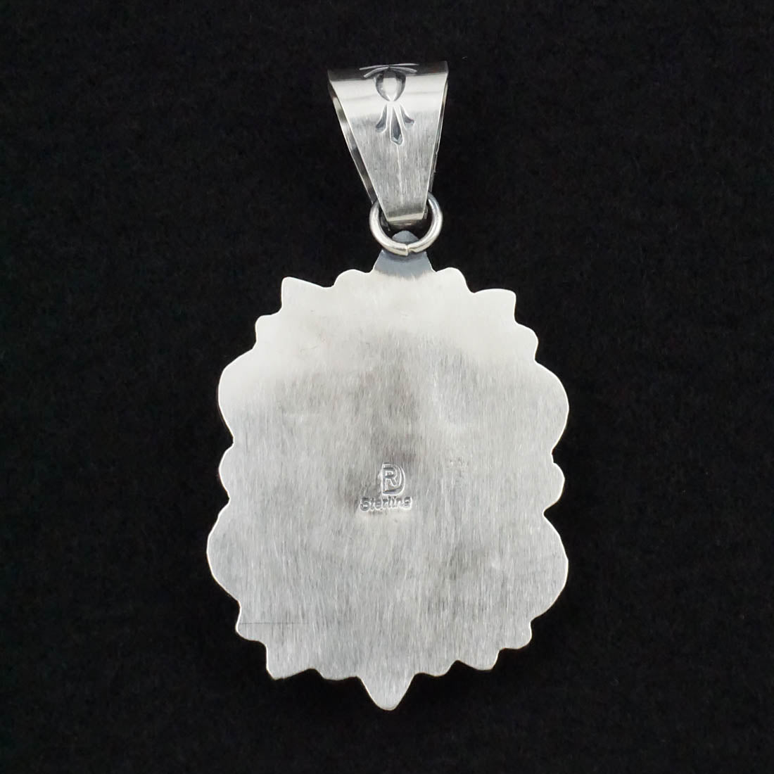 Raymond Delgarito Turquoise & Sterling Silver Pendant