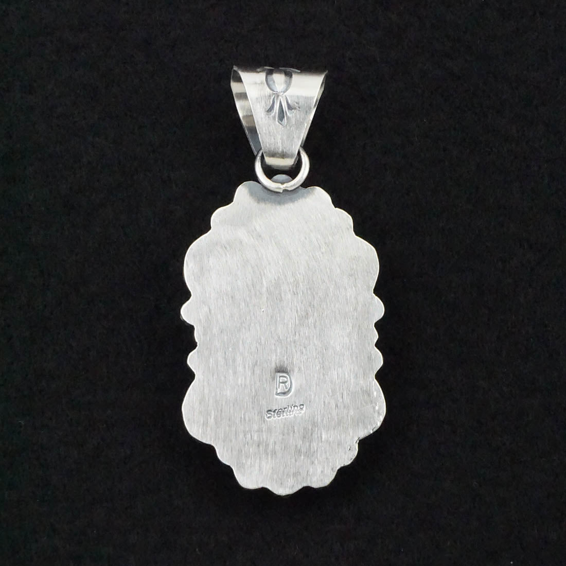 Raymond Delgarito Turquoise & Sterling Silver Pendant