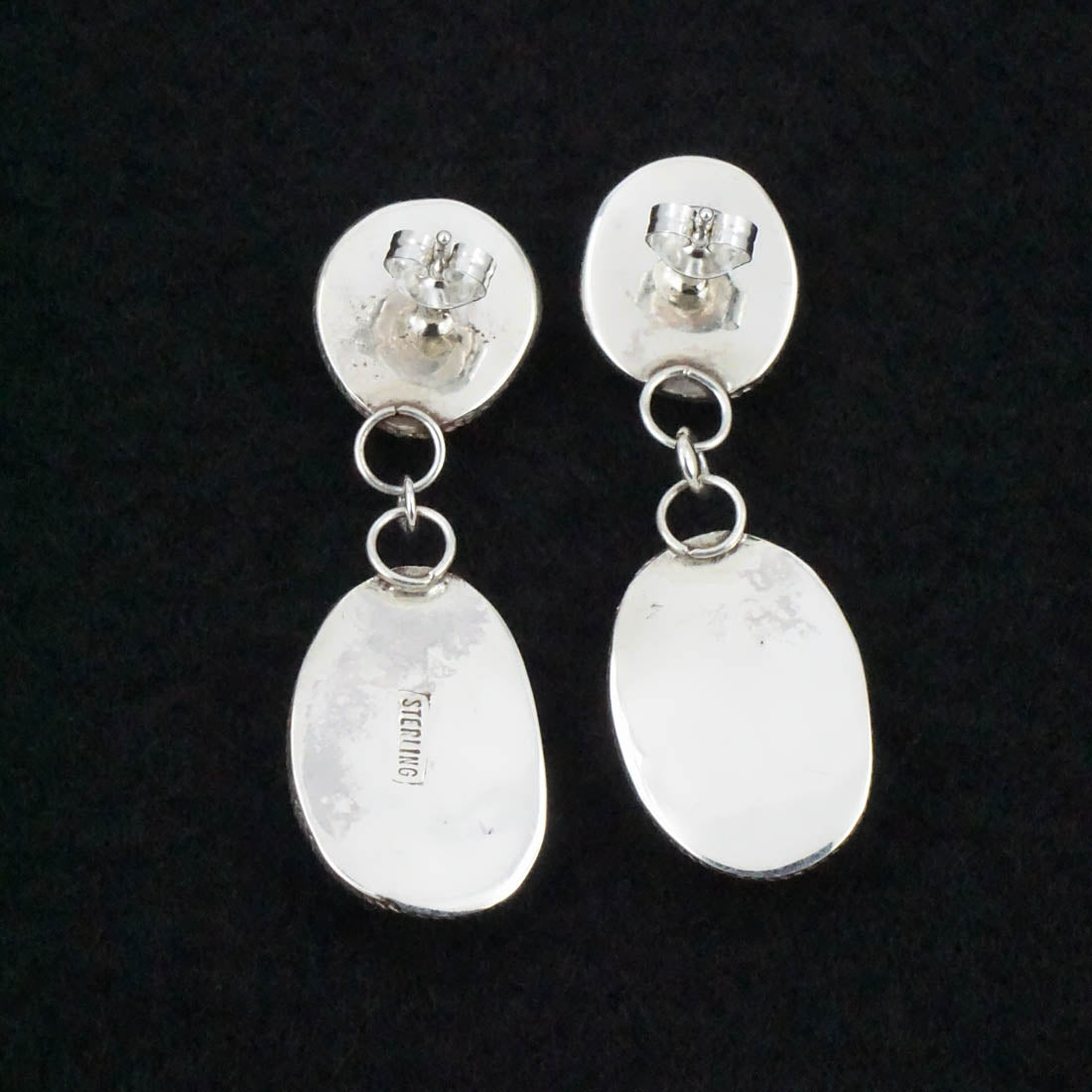 Ernest Hawthorne Turquoise & Sterling Silver Earrings