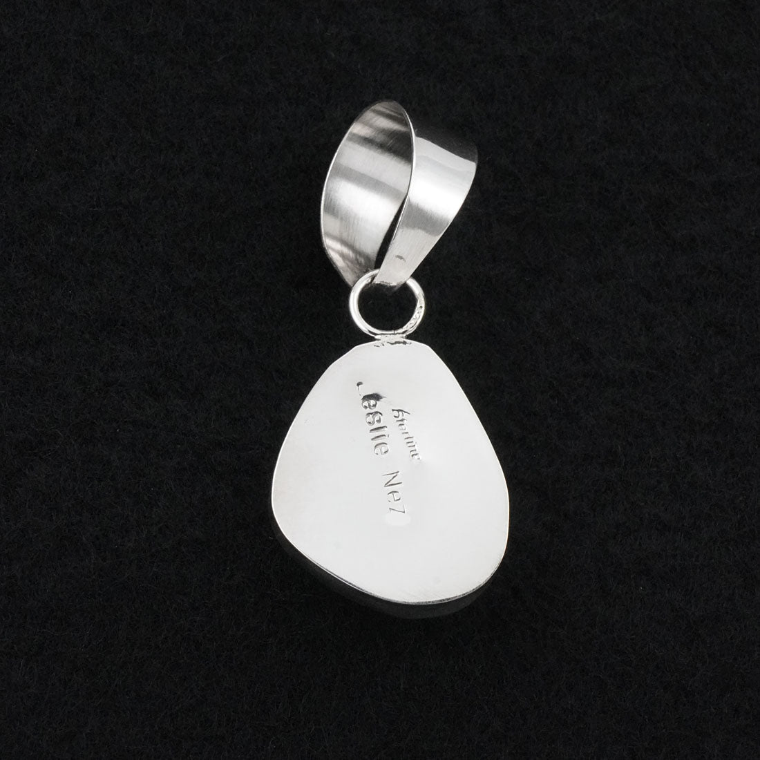 Leslie Nez Turquoise & Sterling Silver Pendant