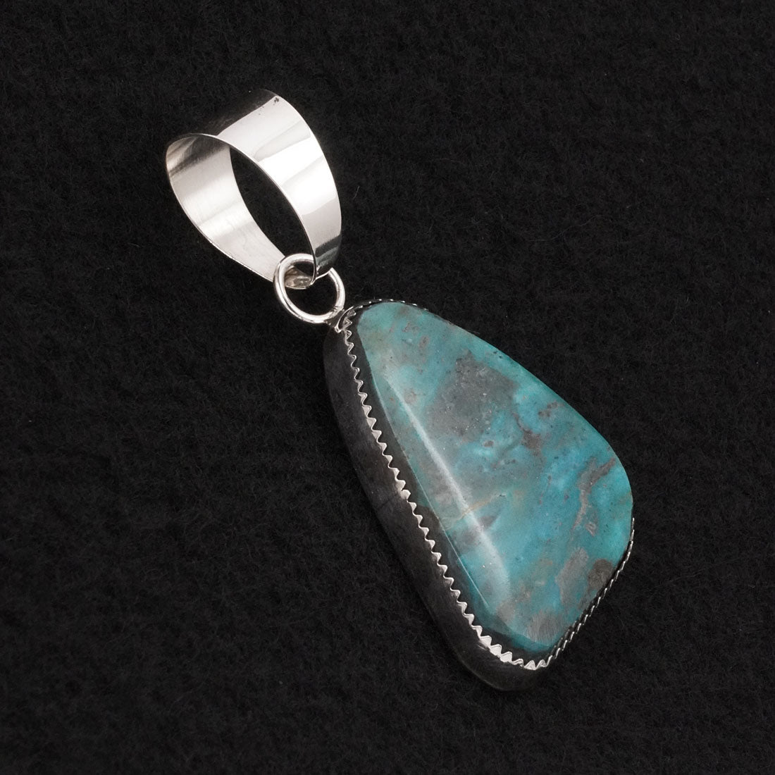 Leslie Nez Turquoise & Sterling Silver Pendant