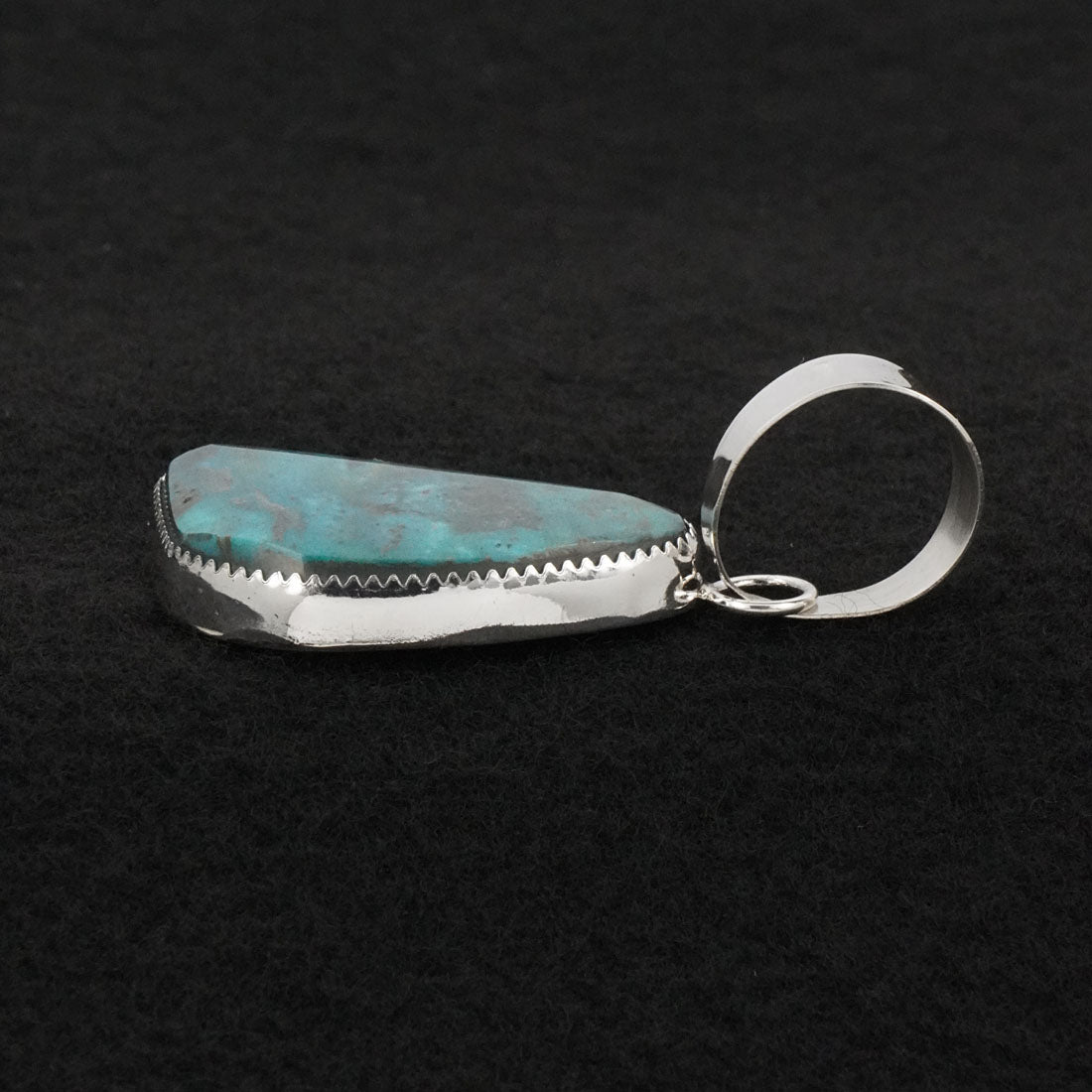 Leslie Nez Turquoise & Sterling Silver Pendant
