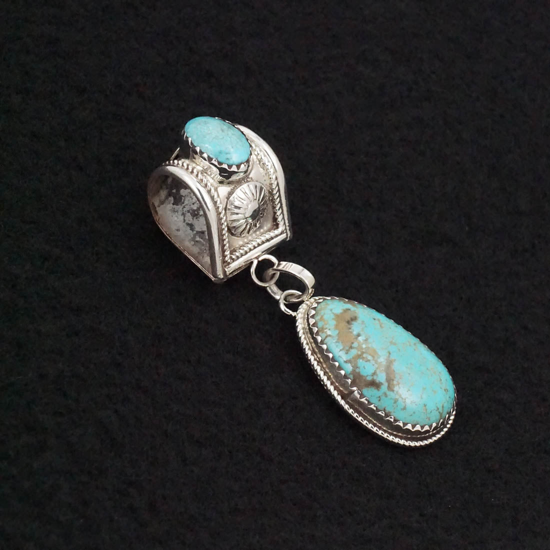 Ernest Hawthorne Turquoise & Sterling Silver Pendant