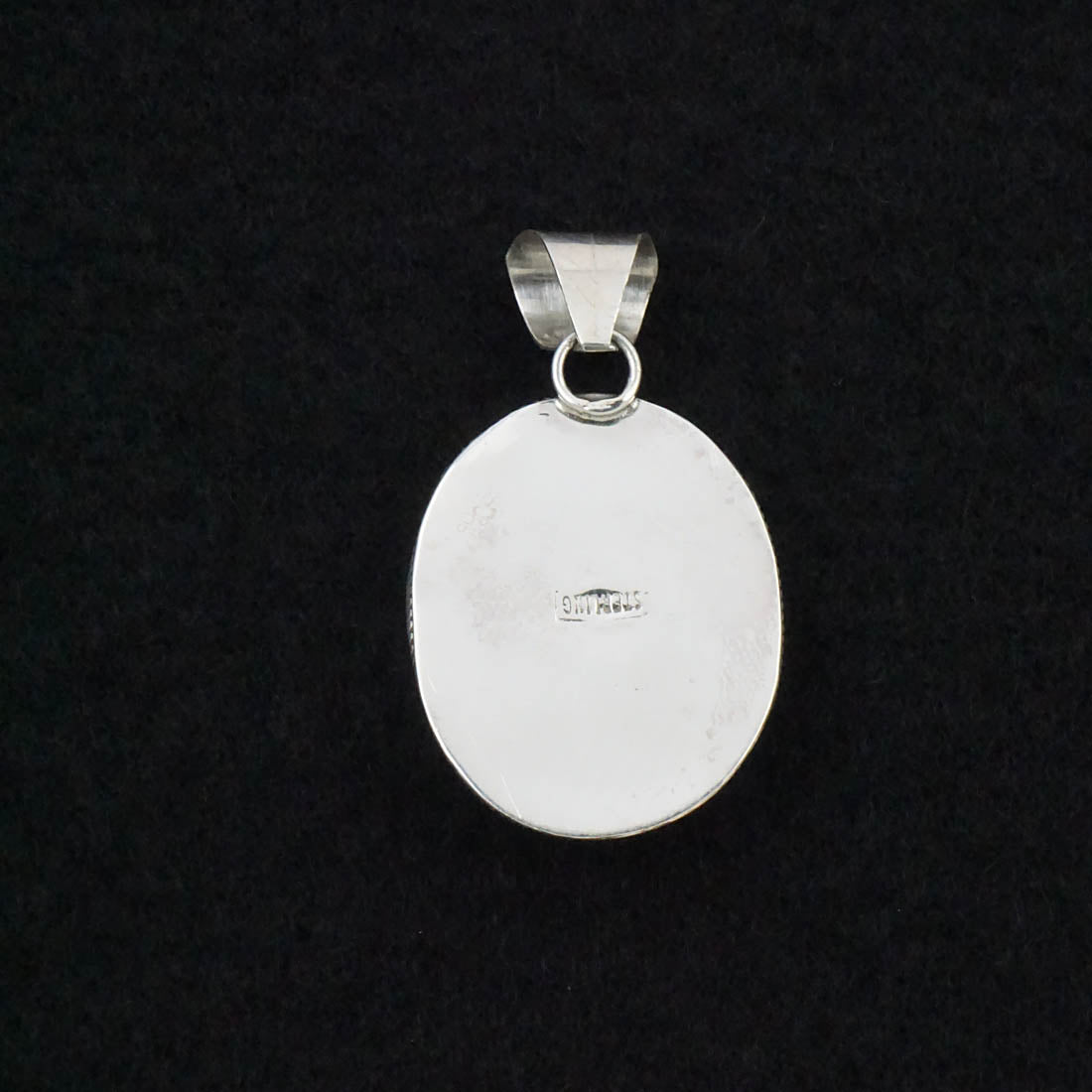 Ernest Hawthorne White Buffalo & Sterling Silver Pendant