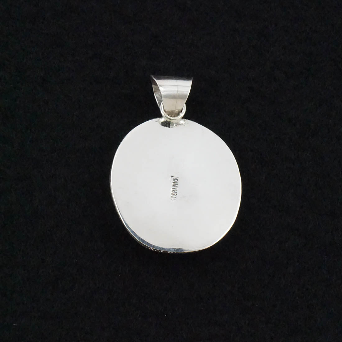 Ernest Hawthorne White Buffalo & Sterling Silver Pendant