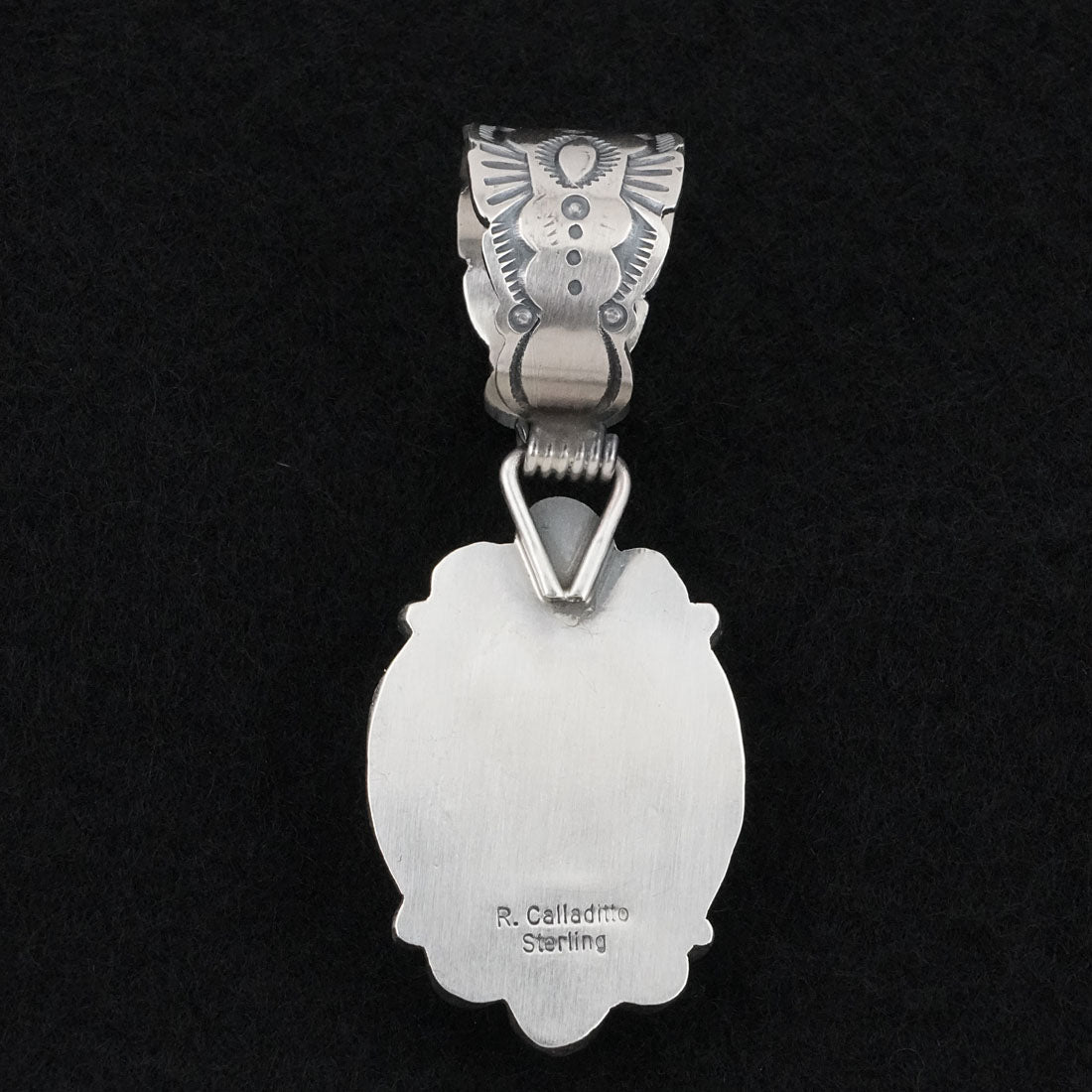 Rosita Calladitto Turquoise & Sterling Silver Pendant