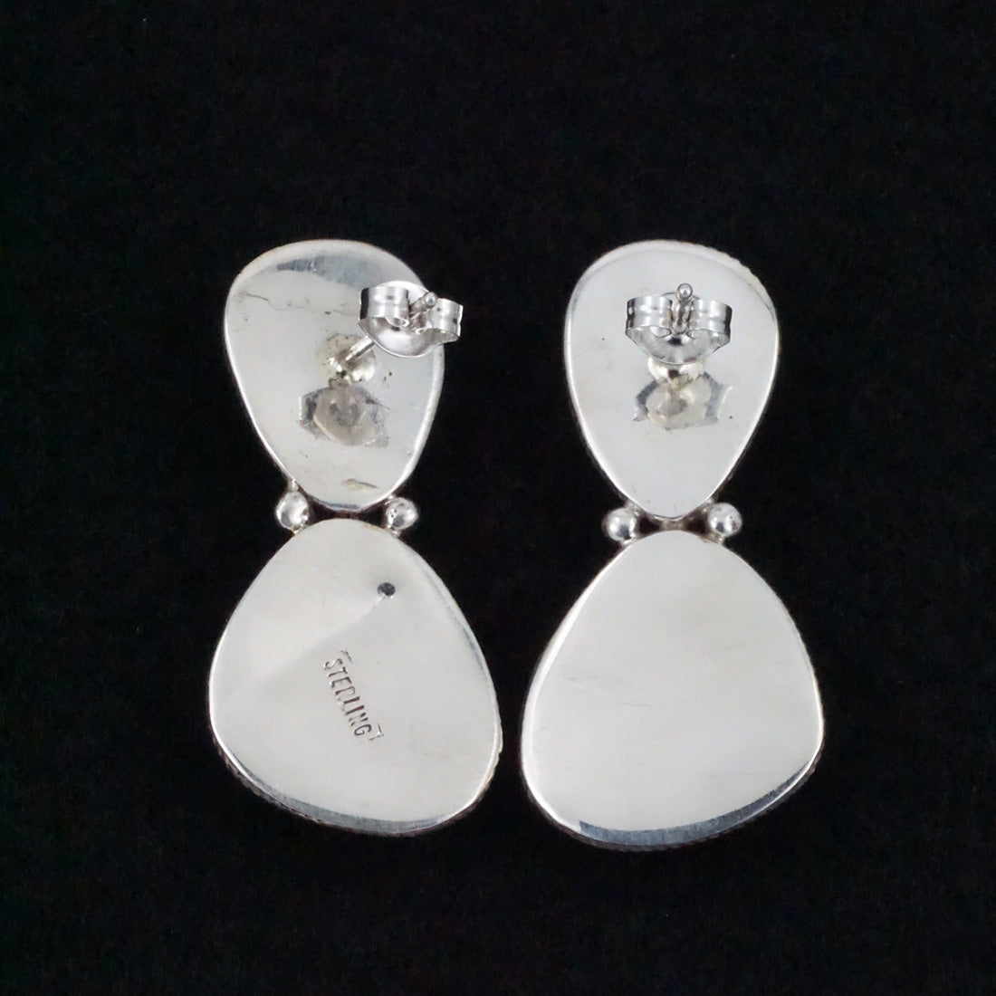 Ernest Hawthorne Turquoise & Sterling Silver Earrings