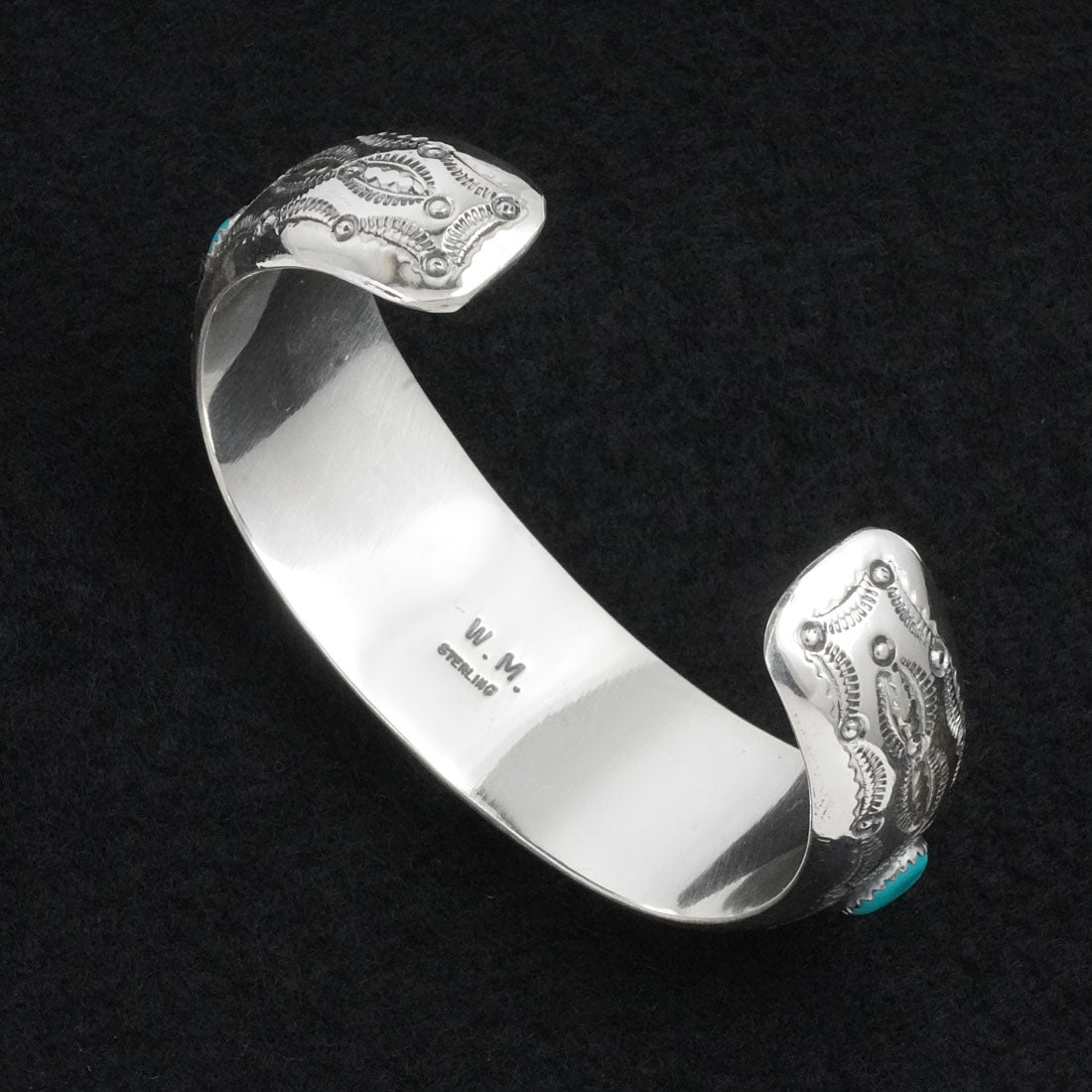 Wilbert Muskett Sr. Turquoise & Sterling Silver Bracelet