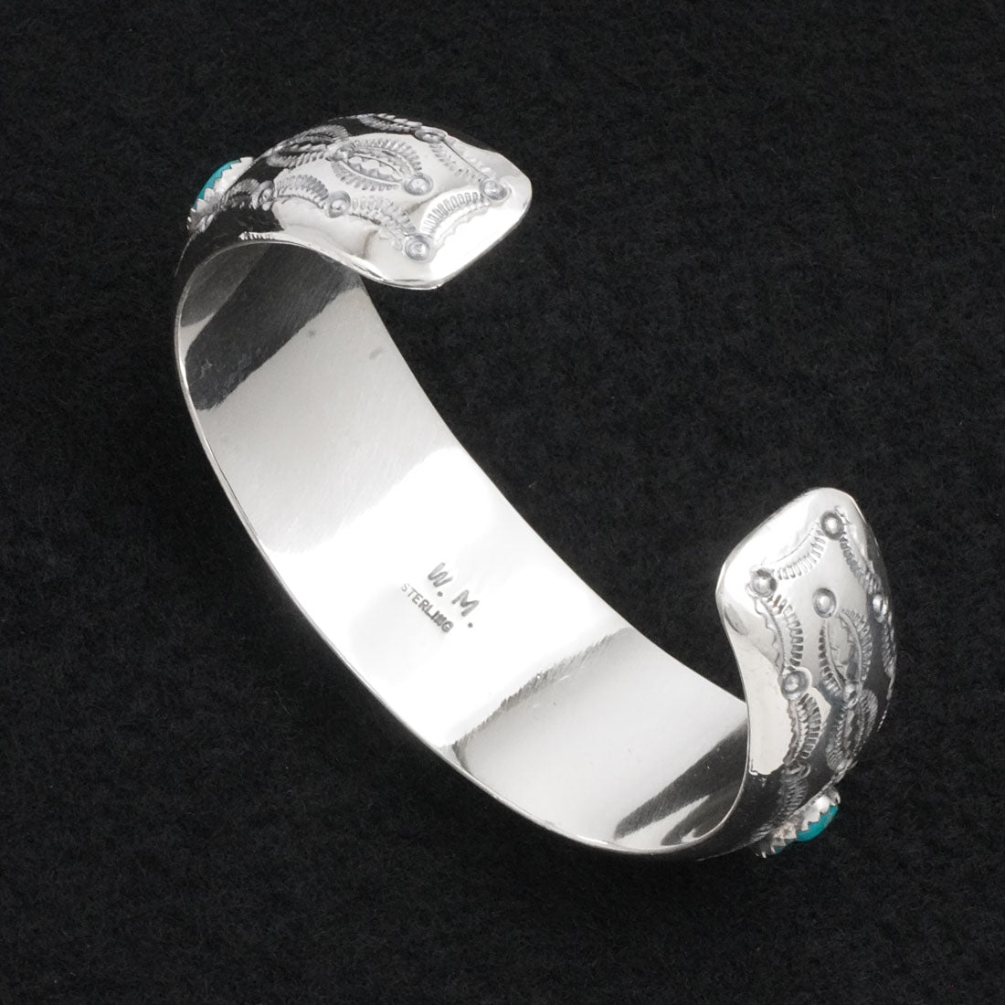 Wilbert Muskett Sr. Turquoise & Sterling Silver Bracelet