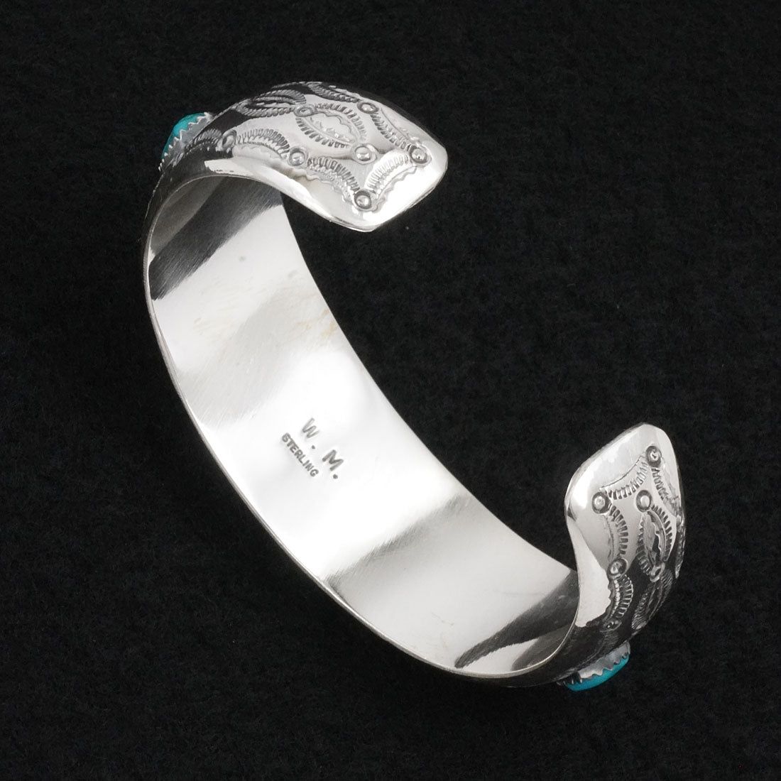 Wilbert Muskett Sr. Turquoise & Sterling Silver Bracelet